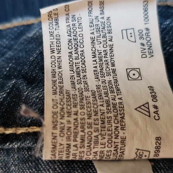 Embroidered crop blue jeans 14P - Picture 5 of 5